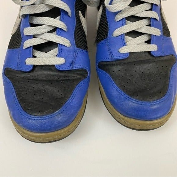 Nike Dunk High Premium Crack Varsity Blue Sneaker Men’s 12 - Picture 2 of 11